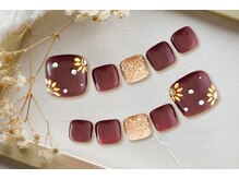 ファストネイル 仙川店(FAST NAIL)/フットネイル 花 【11247】