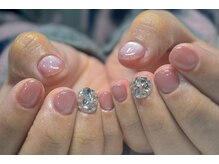レインネイル(Rainnnail)/シルクマグネットとビジューで