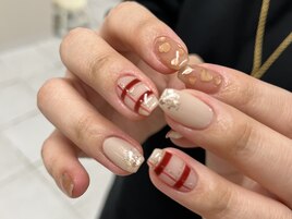 うるうるハートホログラムネイル