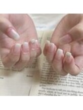 エーナイン 福住店/可愛いホワイトネイル