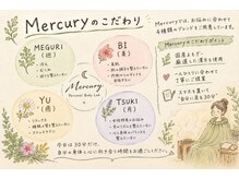 マーキュリー(Mercury)/Mercuryのこだわり