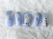 ネイリシャス(NAILICIOUS)/パステルカラー&シルバー