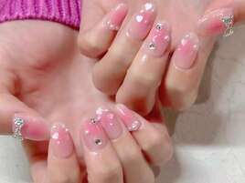 キラキラチークネイル★