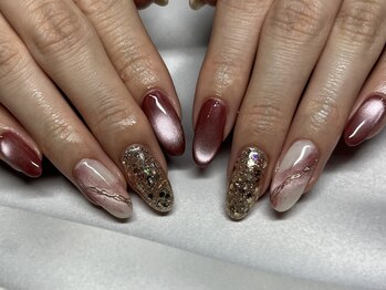 レアレアネイル(Lealeanail)/【パラジェル】マグネットネイル