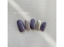 アルク バイ ネオリーブ 荻窪店(arc by neolive)/パープル大理石　￥７０００