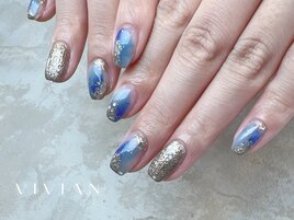 ブルー　ニュアンス