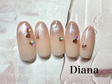 ディアナ ひたちなか高場店(DIANA)/定額ネイル　7700円　A-186