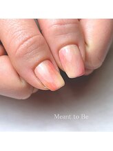 メント トゥ ビー(Meant to Be)/持ち込みデザイン　桃