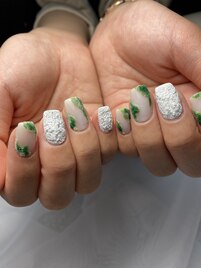 個性派　凸凹　パビリオンネイル