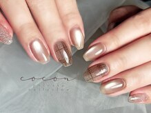 ココン(cocon)/チェックネイル