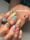自爪ジェルアート多め◆150分