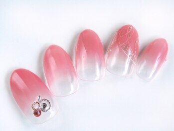 トータルビューティーアンドアズフローラ(Total Beauty & a`s Flora)/ワンポイントグラデーション♪