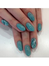 グラマラス アンジェアイ 荻窪店(glamourous ange eye)/大理石ネイル