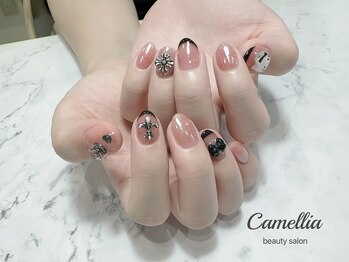 カメリア(Camellia)/ハンドジェルネイル/フィルイン