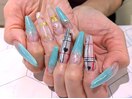 【スカルプ】ロング＆アート