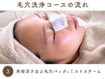 ファン(FAN)/毛穴洗浄 《施術の流れ》