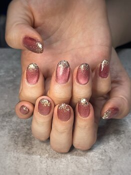 ヒミツキチ 恵比寿店(himitsukichi)/マグ×ラメがけ