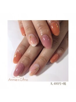 ネイルサロン アニーアンドジーノ(NAIL SALON Annie&Gino)/夏カラーで定額デザイン♪♪