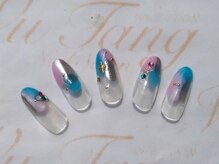 ウータン(Wu-Tang)/ミラー塗りかけネイル &nbsp;￥10100