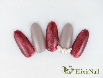エリクサーネイル 神田(Elixir Nail)/シンプル/クーポン使用