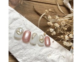 ニュアンス☆ミラーネイル