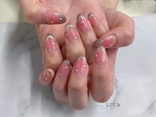 ネイルアトリエルカ(nail atelier LUCA)/M-188 大人可愛いワンホンネイル