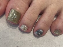 エムスラッシュ ネイル センター北店(M.SLASH)/涼しげネイル