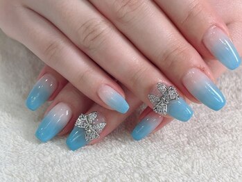 ネイルサロン ルージュ(NailSalon rouge)の写真/フィルイン技術で長さ出し◎爪が折れてしまった時の対策にも！あなたの爪をより美しく見せます♪