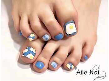 目玉焼きネイル