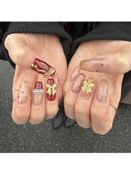 アース 新瑞橋店(HAIR & MAKE EARTH)/クリスマスネイル