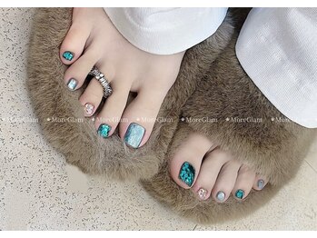 モアグラム 大宮東口店(More Glam)/フットネイル 定額　夏ネイル