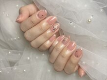 フロール(FLOR)/シンプル韓国ワンホン定額ネイル