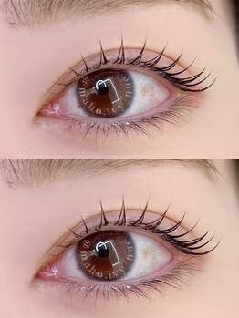 ケアリー 越谷レイクタウン(Carelly)の写真/【まつパ専門店】[マツパ/パリジェンヌ￥4700～]逆まつげ解消◎目元パッチリ&リフトアップで横顔も可愛い♪