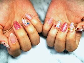 春クリアネイル