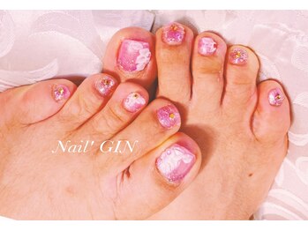 ネイル ジン(Nail' GIN)/【FOOT】定額デザインA