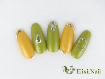 エリクサーネイル 神田(Elixir Nail)/シンプル/クーポン使用