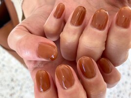 ワンカラーネイル　春夏秋冬