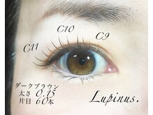 ルピナス(Lupinus.)の雰囲気（フラットラッシュ120本(カラーエクステ無料)/マツエク）