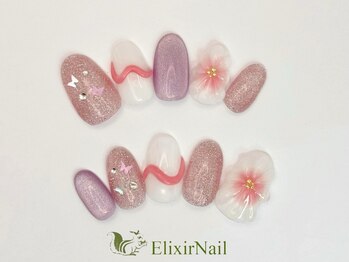 エリクサーネイル 新橋(Elixir Nail)/定額b カジュアル/クーポン使用