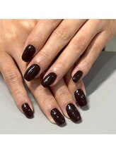 ザ バームシックス 銀座三丁目店(THE BALM six)/ワンカラー/ブラックネイル