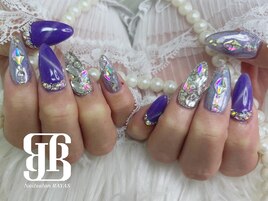 マグネットユニコーンネイル