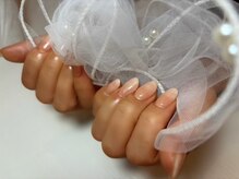 ホワイトネイル 難波店(WHITE NAIL)/カラグラ/ホワイト/透明感