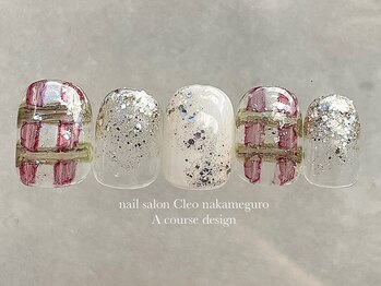 クレオ 中目黒店(Cleo)/【12月】インクチェックネイル
