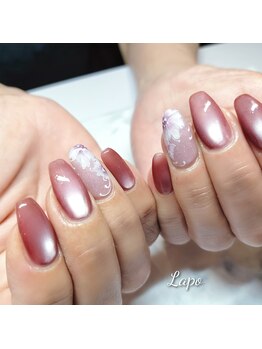 ネイルサロン ラポ(Lapo)/マグ×フラワーアート