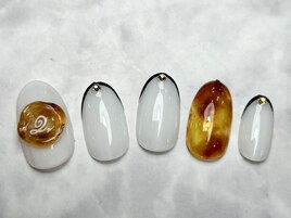【初回オフ無料】べっ甲ネイル