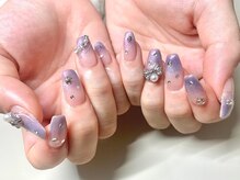 ネイルサロン ジョアアンジェ 天王寺店(joie ange)/マグネット　グラデーション　春