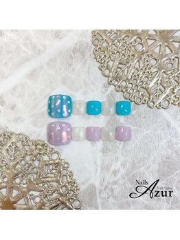 ネイルズアジュール アピタ新潟西店(Nailz Azur)/フット　定額デザインCコース