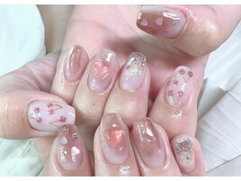 うるうるピンクネイル Chinami