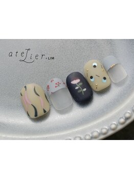 手描きアートが得意なサロン
