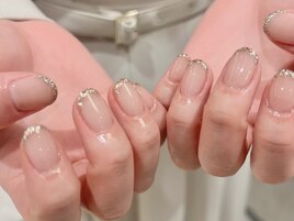 ラメフレンチ